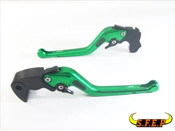 3D Дълги Регулируеми Мотоциклетни Лоста за спирачките и Съединителя с ЦПУ с Инкрустация от Въглеродни влакна За Suzuki GSXR600 2011-2017