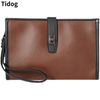 Tidog Нова ретро мода корея, мъжка чанта за отдих, тенденция чанта-клатч