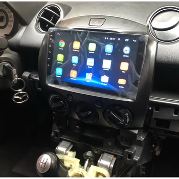 Авто Мултимедиен Плейър, Стерео Радио GPS DVD Навигация Android Екран за Mazda 2 DE 2007 2008 2009 2010 2011 2012 2013