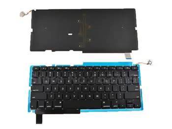 Американска Клавиатура За APPLE Macbook Pro A1286 ЧЕРЕН Цвят С Подсветка Нови Клавиатури за лаптопи С