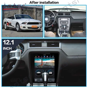 За Ford Mustang GT 2010-Оттичане Tesla PX6 Android 9,0 и 4 + 128 GB Авто радиоплеер Автоматична GPS Навигация DSP CARPLAY 4G SIM