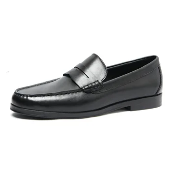 Модни лоферы в британския стил; Кожена Мъжки ежедневни Обувки; дизайнерски мъжки обувки с високо качество; мъжки модел обувки от телешка кожа; сезон есен-зима-пролет 0