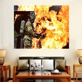 Направи си САМ Пълна Картина на Диамантена Пожарникар Ангел кръст Бод Класическа 5D Бродерия на Пожарната Стенопис Дрехи Изкуството на Украса на Началната Стая