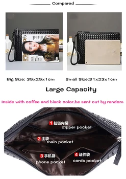 ТОПЛА Мъжка чанта, луксозна кожена бизнес чанта, мъжка Мода дамска чанта-плик, клатч, чанта през рамо, кожена чанта с добро качество