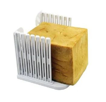 Торта хляб тост нож кухненски аксесоари инструмент качество ABS пластмаса 16*16*2 см срастване на няколко нива парче хлеборезка тост layerer 0