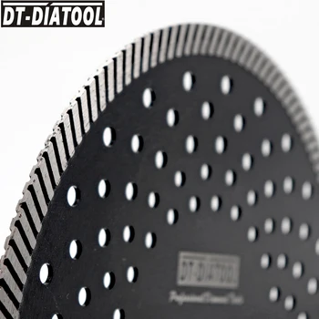 DT-DIATOOL 2 бр. Диамантени пильный диск Тесен Турбо с няколко дупки с Диаметър Пильного диск 105 mm 115 mm 125 mm 180 mm 230 mm Режещия диск 1