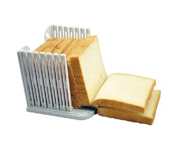 Торта хляб тост нож кухненски аксесоари инструмент качество ABS пластмаса 16*16*2 см срастване на няколко нива парче хлеборезка тост layerer 1