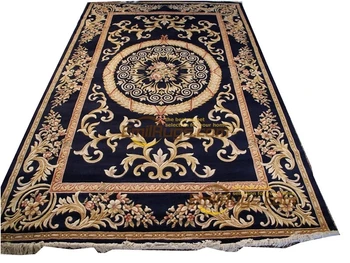 3d carpetsavonnerie луксозен килим китайски Старинни Ръчно Монтиране на Окачен Мандала Площ от Растителен Дизайн savonneriefor килим 2