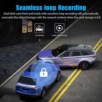 Авто Дървар за шофиране С 2-инчов екран Hd 1080p Dash Loop Рекордер Dvr Камера За Наблюдение на Паркинг Камери P3R9 2