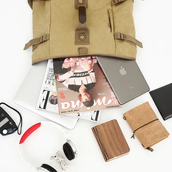 Ретро случайни раница моден тренд раница за мъже и жени, походный раница на открито, мултифункционална чанта на рамото 3