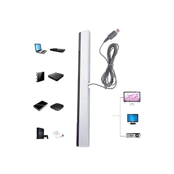 Слот аксесоари за Wii Тъчпад Кабелни Приемници IR Сигнал Лъч на USB куплунга, а Замяна на Тъчпад Приемник за WII/WIIU 3