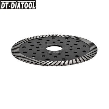 DT-DIATOOL 2 бр. Диамантени пильный диск Тесен Турбо с няколко дупки с Диаметър Пильного диск 105 mm 115 mm 125 mm 180 mm 230 mm Режещия диск 4