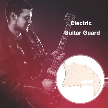 Guitar Pro Защита От Надраскване Професионален TL PVC С Една Дупка, За да го получите Тампон За Китара Защита От Надраскване Перлена Плоча 4
