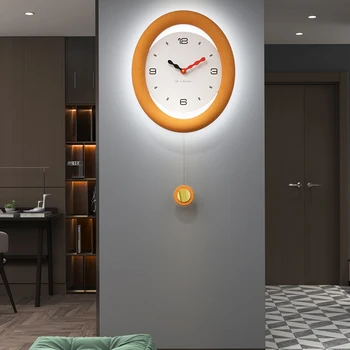 Модерните Стенни Часовници на Батерии Висящи Необичайни Стенни Часовници със Стилен, Модерен Reloj Digital Pared Moderne Украса на Стаята 5